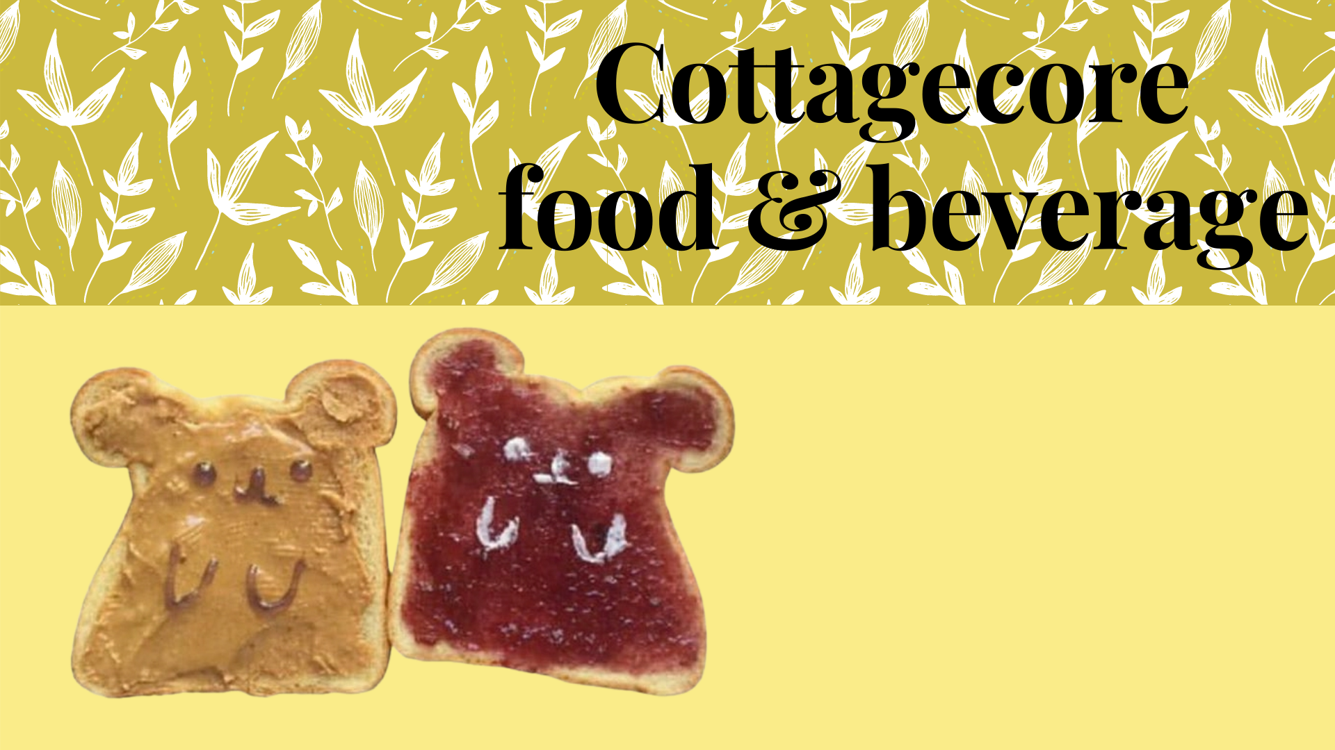 COTTAGECORE DRINKS AND MEALS