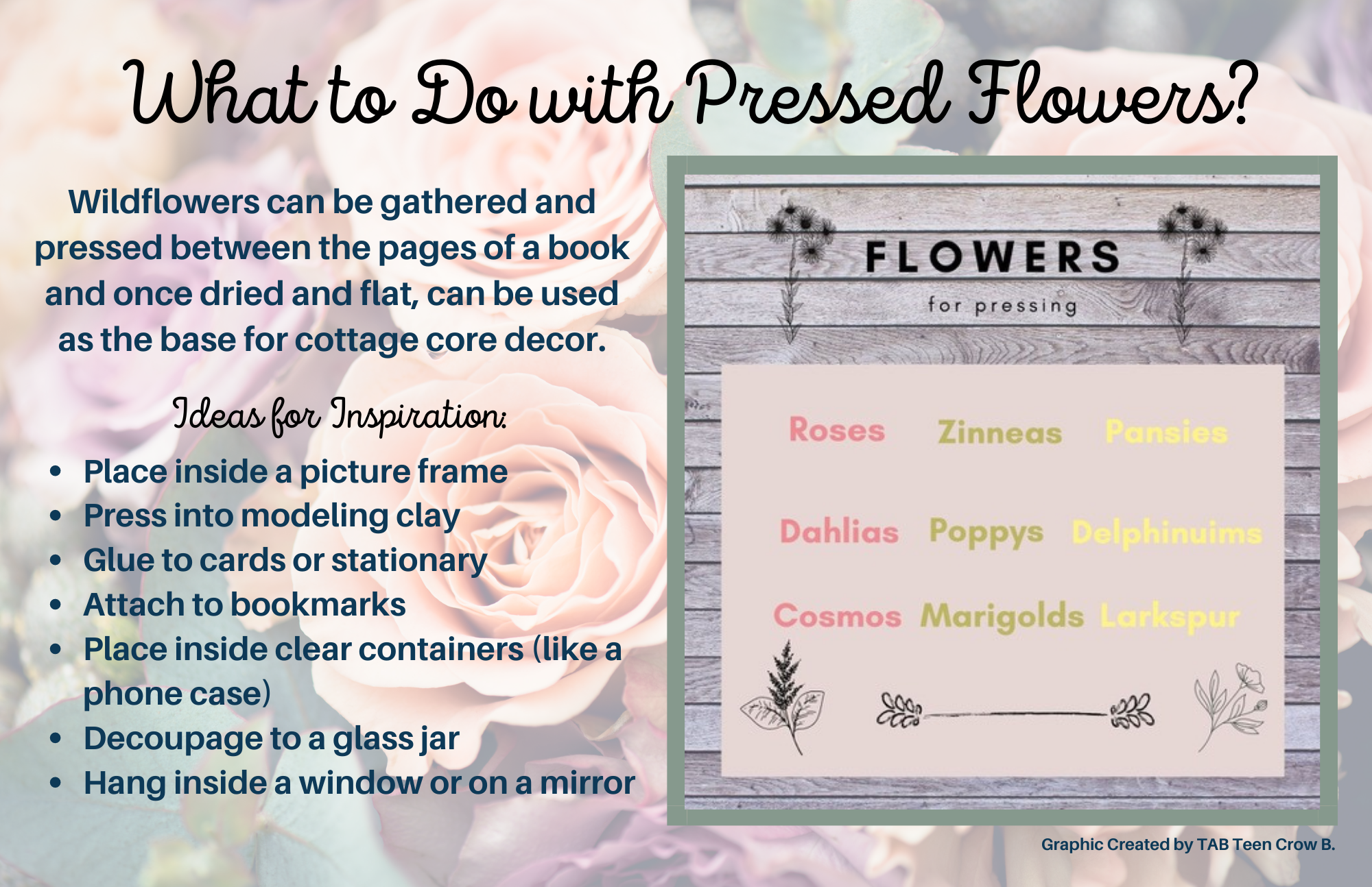Pressed Flowers Inspiration