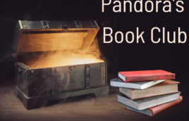 Image of a box and books with Pandora's Book Club test